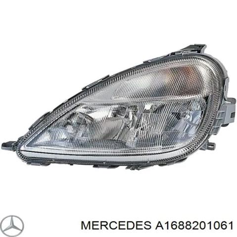 Основная фара - вставка Mercedes A
