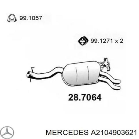 Катализатор A2104903621 MERCEDES