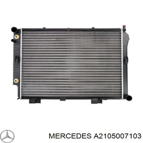 Радиатор охлаждения двигателя A2105007103 MERCEDES