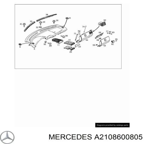 Подушка безопасности боковая A2108600805 MERCEDES