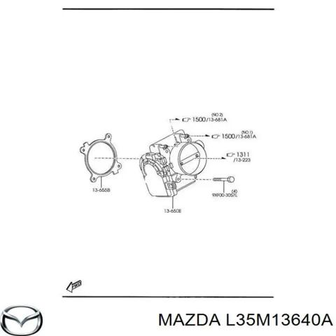 Дроссельная заслонка L35M13640A MAZDA