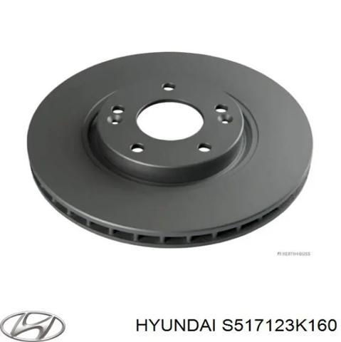 Диск тормозной передний S517123K160 HYUNDAI