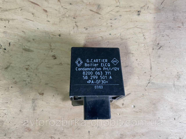 Блок управления центральным замком 8200063311 RENAULT
