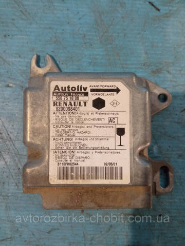 Блок управления airbag 8200098401 RENAULT