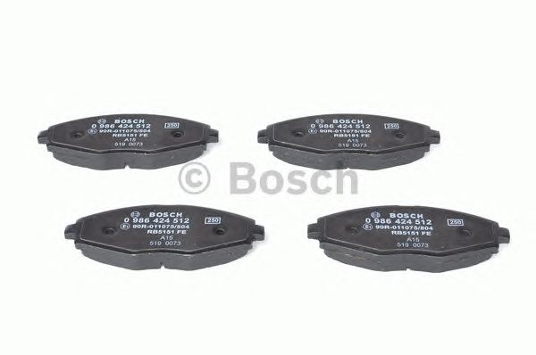 BOSCH 0986424512 Передние тормозные колодки в наличии Чернигов
