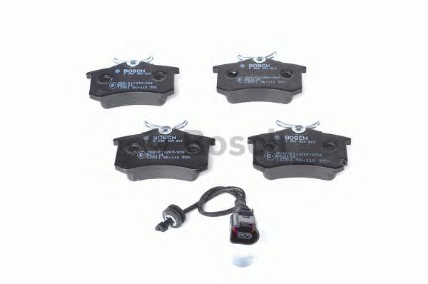 BOSCH 0986424813 Колодки тормозные задние дисковые в наличии Винница