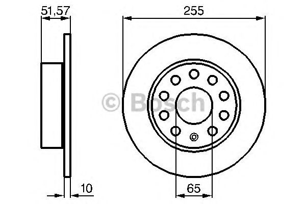 0986479099 BOSCH Тормозные диски купить в Черновцы