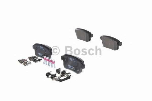 0986494331 BOSCH Колодки тормозные задние дисковые купить в Львов
