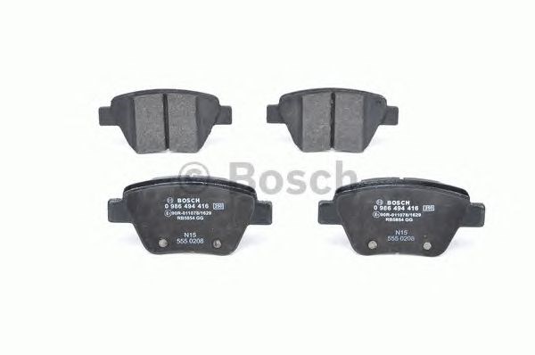 BOSCH 0986494416 Колодки тормозные задние дисковые в наличии Николаев