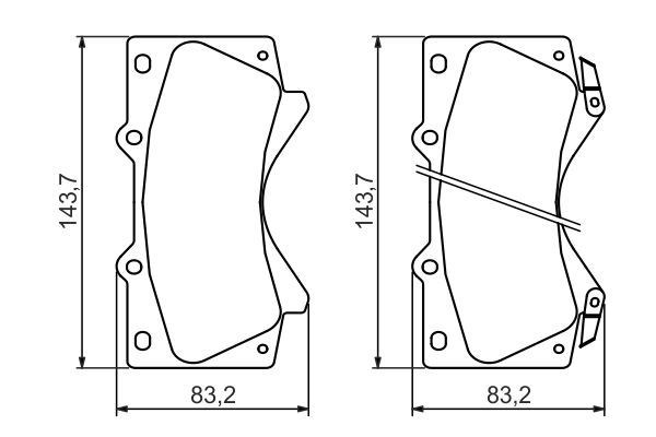 0986494449 BOSCH Колодки тормозные передние дисковые купить в Днепр