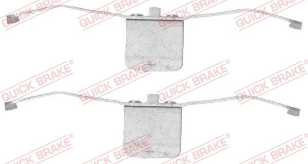 109-1639 quick brake планка супорта (переднього) прижимна (к-кт) ford connect/vw passat/audi 109-1639
