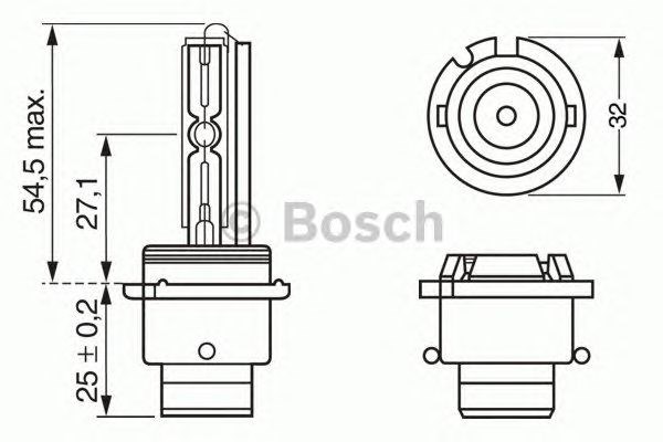 1987302903 BOSCH Лампочка ксеноновая купить в Запорожье