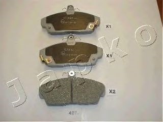 50427 JAPKO Колодки тормозные передние дисковые купить в Львов