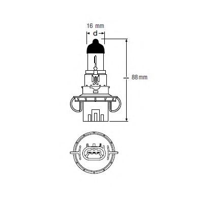OSRAM 9008 Лампочка галогенная в наличии Одесса