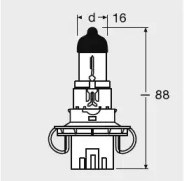 OSRAM 9008 Лампочка галогенная в наличии Каменское