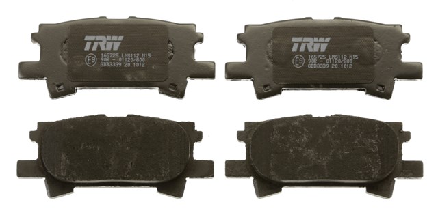 GDB3339 TRW Колодки тормозные задние дисковые купить в Сумы