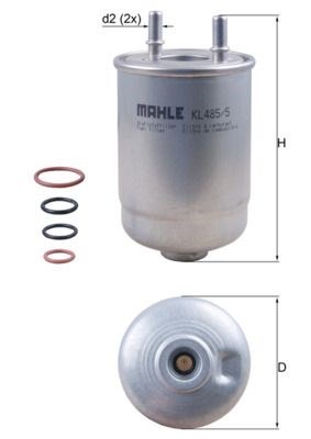 KL4855D MAHLE Фильтр топливный купить в Черкассы