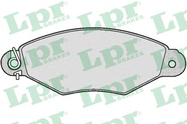 05p662  lpr - гальмівні колодки до дисків (f, v) LPR05P662