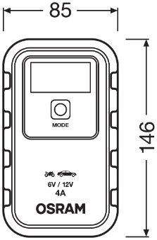 OEBCS904 OSRAM Зарядное устройство для АКБ купить в Чернигов