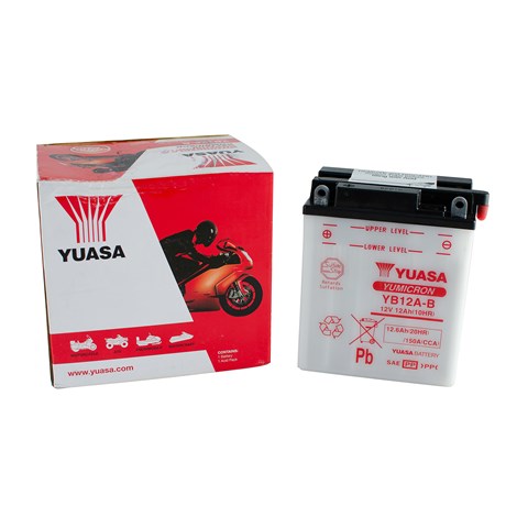 Мото yuasa 12v 12,6ah  yumicron battery  yb12a-b (сухозаряжений) YB12A-B