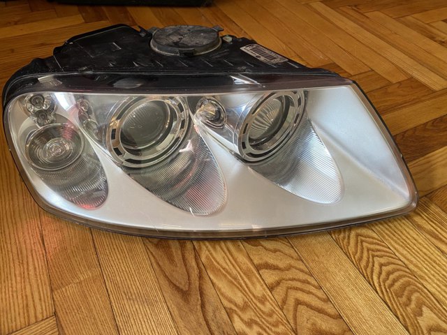 Фара комбинированная, передняя 7L6941016BK VAG