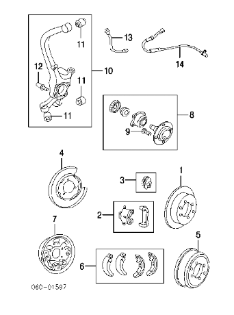 5271038801 HYUNDAI Цапфа (поворотный кулак) задний левый купить в Хмельницкий