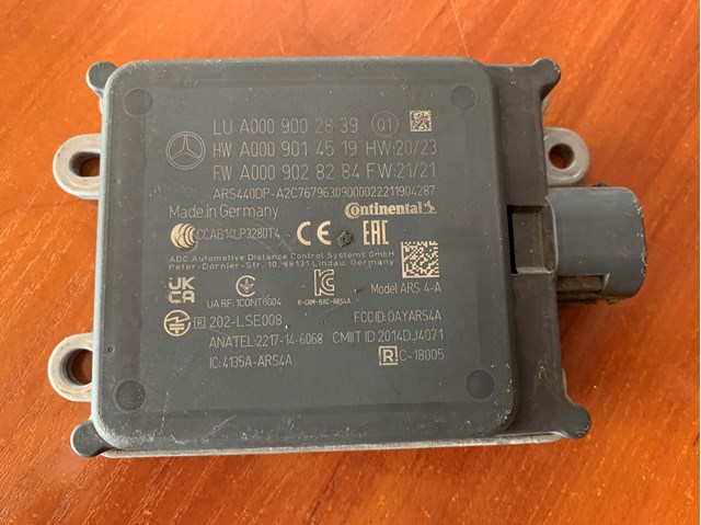 A0009002839 MERCEDES Радарный датчик дистанции купить в Винница
