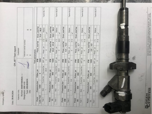 Клапанная форсунка 0445110038 BOSCH
