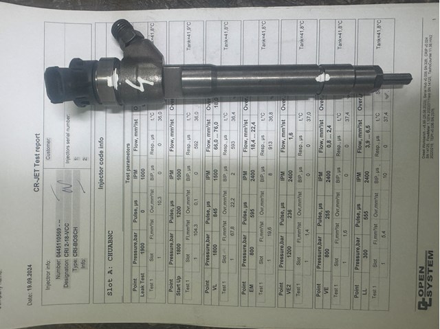 BOSCH 0445110569 Форсунка впрыска топлива в наличии Запорожье