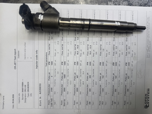 Форсунки 0445110584 BOSCH