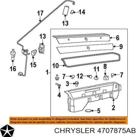 Датчик открывания капота 4707875AB CHRYSLER