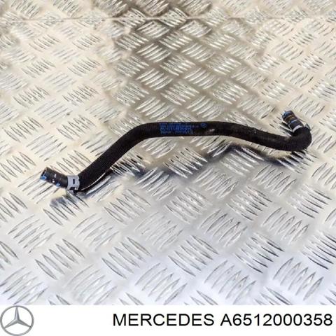 6512000358 MERCEDES Патрубок вентиляции картерных газов купить в Каменское