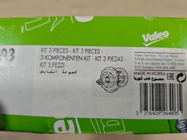 826403 VALEO Комплект сцепления купить в Полтава