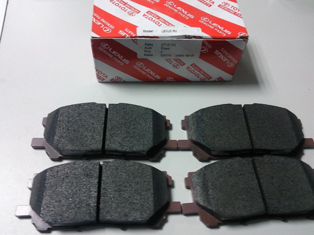 TOYOTA 0446548100 Передние тормозные колодки в наличии Николаев
