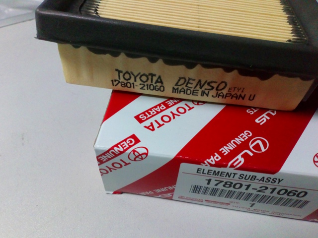 Фильтр воздушный 1780121060 TOYOTA