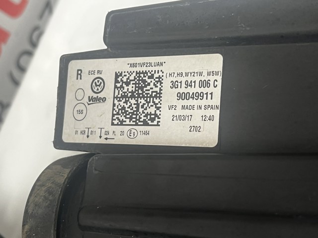 3G1941006C VAG Фара правая купить в Житомир