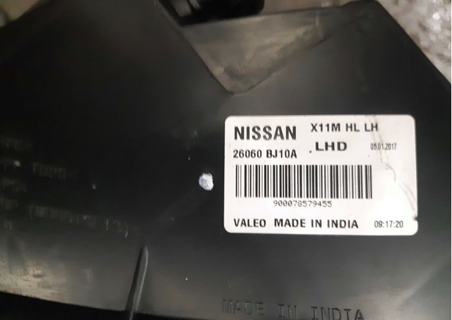 26060BJ10A NISSAN Фара левая купить в Днепр