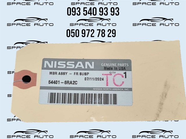 NISSAN 544016RA2C Балка передней подвески (подрамник) в наличии Ужгород