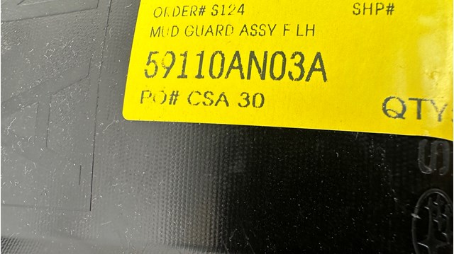 SUBARU 59110AN03A Подкрылок крыла переднего левый в наличии Каменское