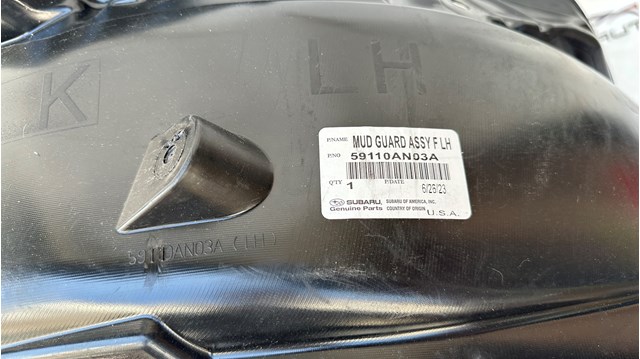 59110AN03A SUBARU Подкрылок передний левый купить в Николаев