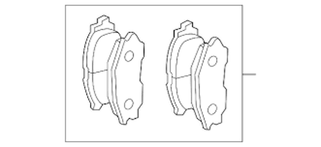 NISSAN D10606RR0A Колодки тормозные передние дисковые в наличии Чернигов