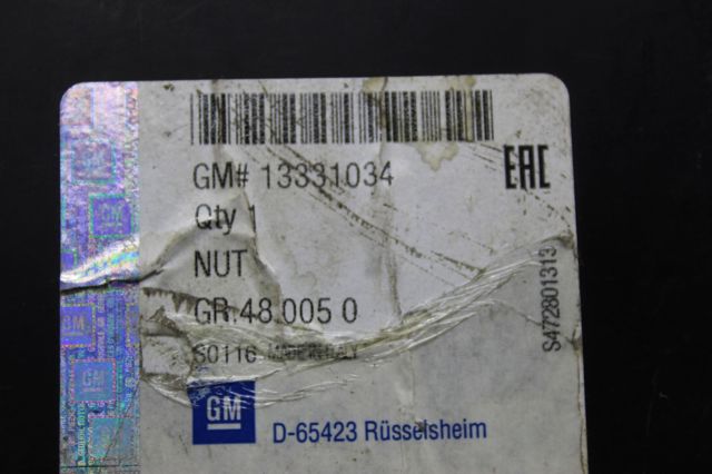 GM 13331034 Гайка колесная в наличии Запорожье