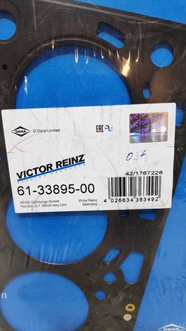 613389500 VICTOR REINZ Прокладка головки блока цилиндров (ГБЦ) купить в Каменское