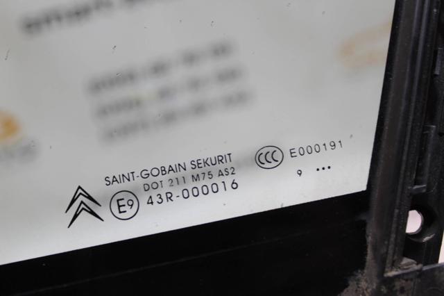 9201L5 PEUGEOT Стекло-форточка двери передней левой купить в Кривой Рог