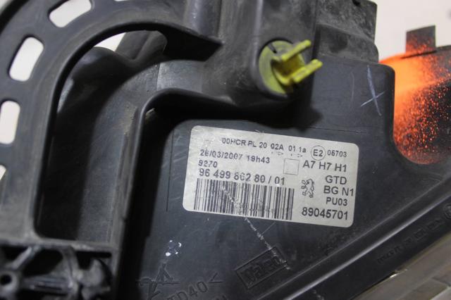PEUGEOT 9649986280 Фара левая в наличии Кривой Рог