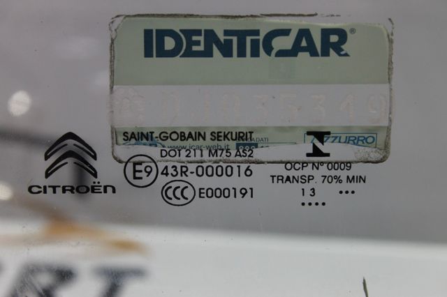 PEUGEOT 9675833080 Стекло двери передней правой в наличии Хмельницкий