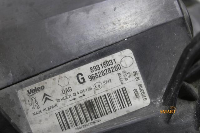 PEUGEOT 9682828280 Фара левая в наличии Николаев