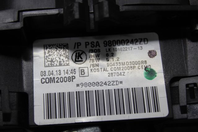 PEUGEOT 98000242ZD в наличии Харьков