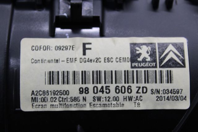 PEUGEOT 98045606ZD в наличии Николаев