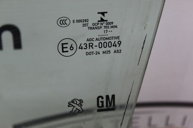 9811414280 PEUGEOT Стекло двери передней левой купить в Сумы